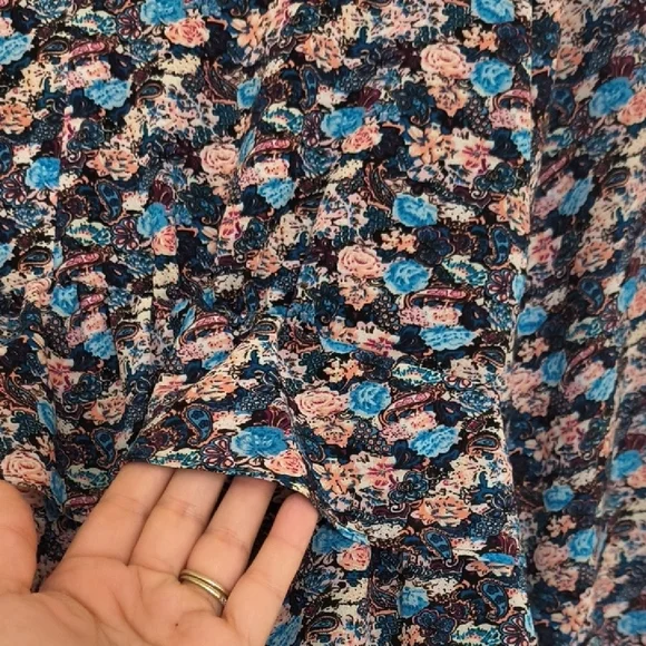 J. Crew Multicolor Floral Long Sleeve Dress - Picture 8 of 14